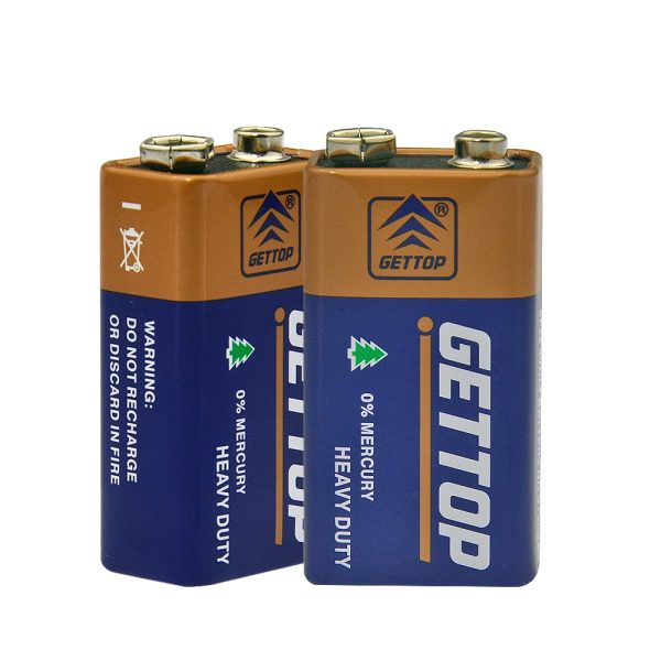 GETTOP 6F22 9V Heavy Duty Battery Carbon Zinc Primary Battery Multimeter Universal Meter Battery,3 Years shelf life - Image 7