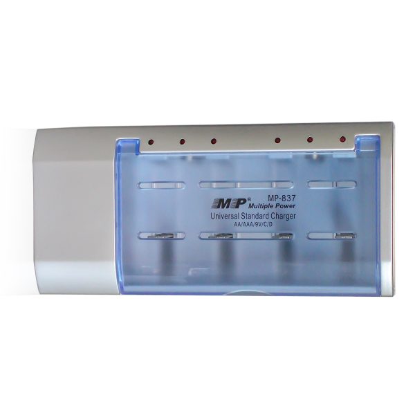 MP®Universal Battery Charger for Rechargeable Batteries NI-MH NI-CD AA AAA C D 9V Standard Battery Charger with AC Adapter - Image 2