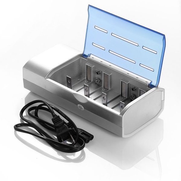 MP®Universal Battery Charger for Rechargeable Batteries NI-MH NI-CD AA AAA C D 9V Standard Battery Charger with AC Adapter - Image 3