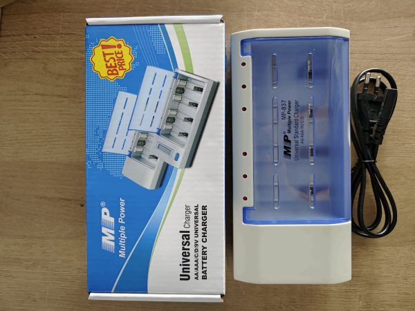 MP®Universal Battery Charger for Rechargeable Batteries NI-MH NI-CD AA AAA C D 9V Standard Battery Charger with AC Adapter - Image 8