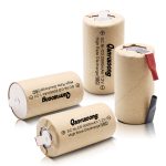 QanYUloong®SC 2000mAh Rechargeable Battery 1.2 V Sub C NI-CD Cell With Welding Tabs for Electric Drill Screwdriver DIY Battery