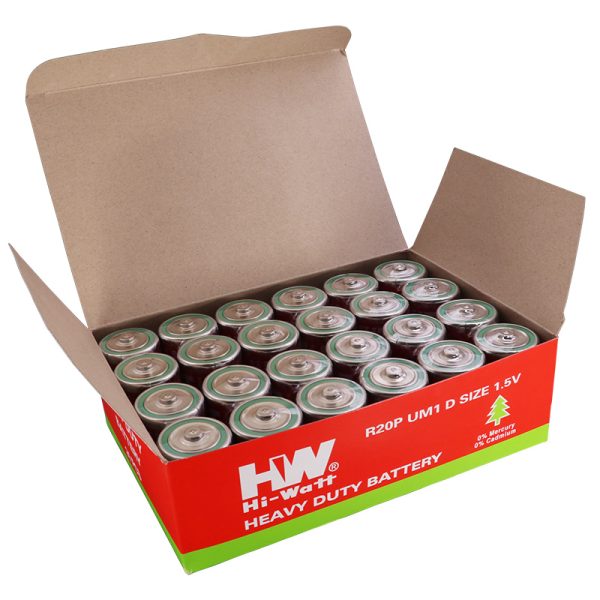 Hi-Watt R20P D Size 1.5V Batteries Carbon Supper Heavy Duty Dry Primary Battery for Gas Stove Electronic Organ Flashlight - Image 6