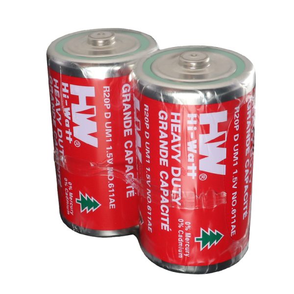 Hi-Watt R20P D Size 1.5V Batteries Carbon Supper Heavy Duty Dry Primary Battery for Gas Stove Electronic Organ Flashlight - Image 2