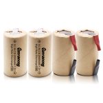 QanYUloong®SC 2000mAh Rechargeable Battery 1.2 V Sub C NI-CD Cell With Welding Tabs for Electric Drill Screwdriver DIY Battery - Image 2