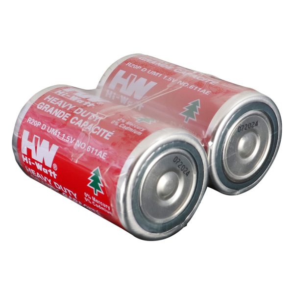 Hi-Watt R20P D Size 1.5V Batteries Carbon Supper Heavy Duty Dry Primary Battery for Gas Stove Electronic Organ Flashlight - Image 3