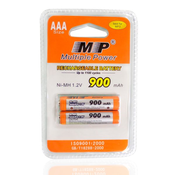 MP®AAA Rechargeable Battery 1.2V 900mah AAA Batteries for Cordless Phones, Remote Controls, Electronics
