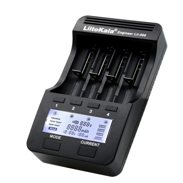 LiitoKala Lii-500 Battery Charger for 26650 AA AAA Battery LCD Display Test The Battery Capacity