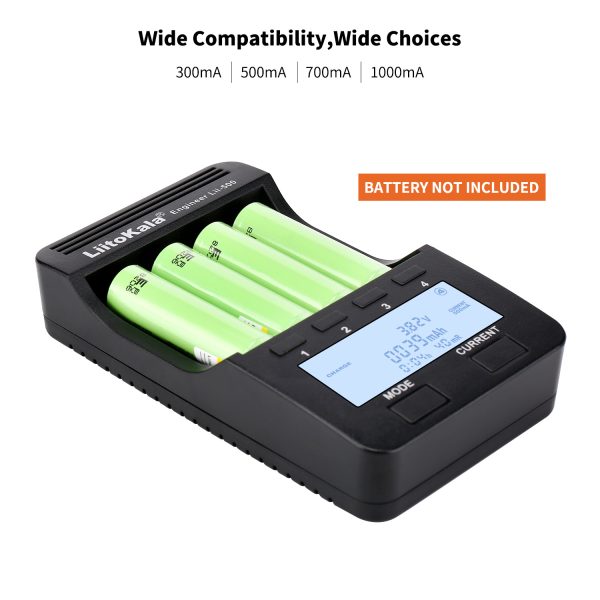 LiitoKala Lii-500 Battery Charger for 26650 AA AAA Battery LCD Display Test The Battery Capacity - Image 4