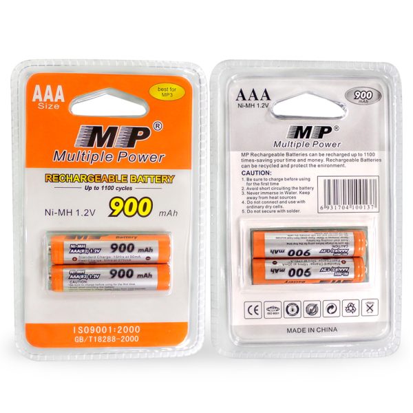 MP®AAA Rechargeable Battery 1.2V 900mah AAA Batteries for Cordless Phones, Remote Controls, Electronics - Image 3