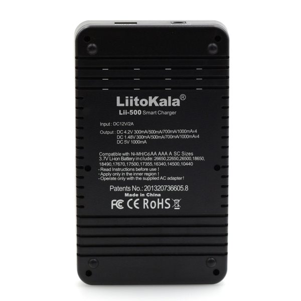 LiitoKala Lii-500 Battery Charger for 26650 AA AAA Battery LCD Display Test The Battery Capacity - Image 5