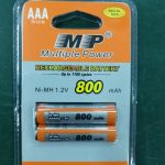 MP®100% Original Rechargeable AAA Batteries (2-Blister) Ready To Charge 800mAh Ni-MH Battery - Image 6