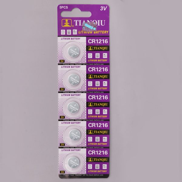 5pcs/pack CR1216 Button Batteries DL1216 BR1216 Cell Coin Lithium Battery 3V CR 1216 5034LC For Watch Electronic Toy Remote - Image 2