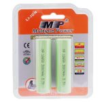 MP® 3.7 Volt 3800mAh 18650 Industrial Lithium-ion Batteries Flat Top for Flashlight Headlamp