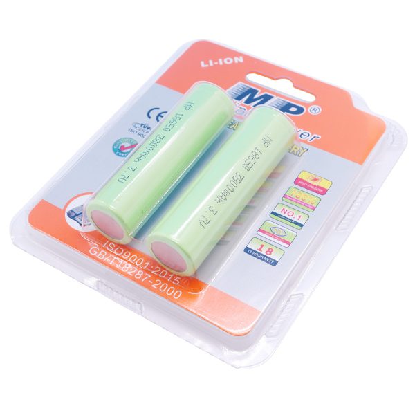 MP® 3.7 Volt 3800mAh 18650 Industrial Lithium-ion Batteries Flat Top for Flashlight Headlamp - Image 4