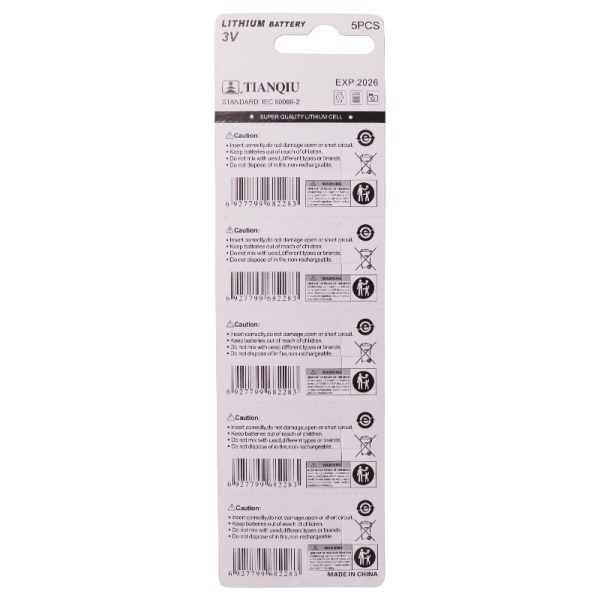 5pcs/pack CR1216 Button Batteries DL1216 BR1216 Cell Coin Lithium Battery 3V CR 1216 5034LC For Watch Electronic Toy Remote - Image 3