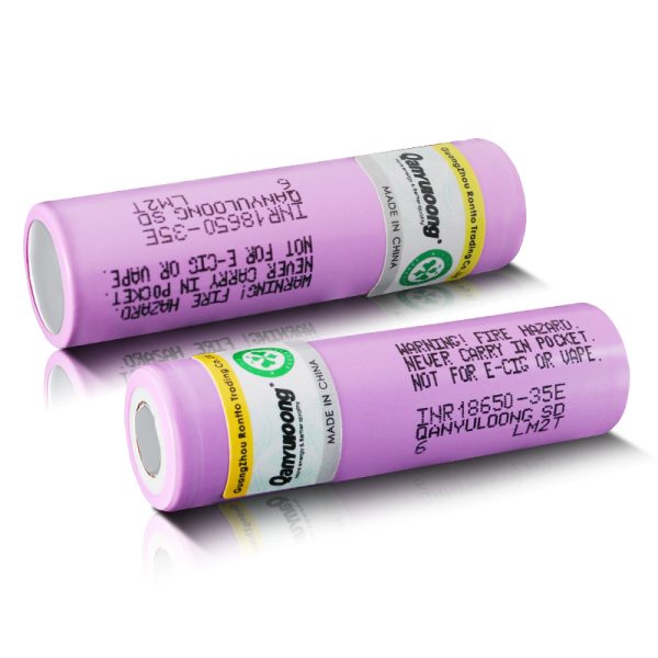 QanYUloong®QanYUloong 100% Original 3.7V INR18650 High-Power Lithium Battery for Electric Tools 35E 3500mAh Flashlight Long-Lasting Use - Image 3