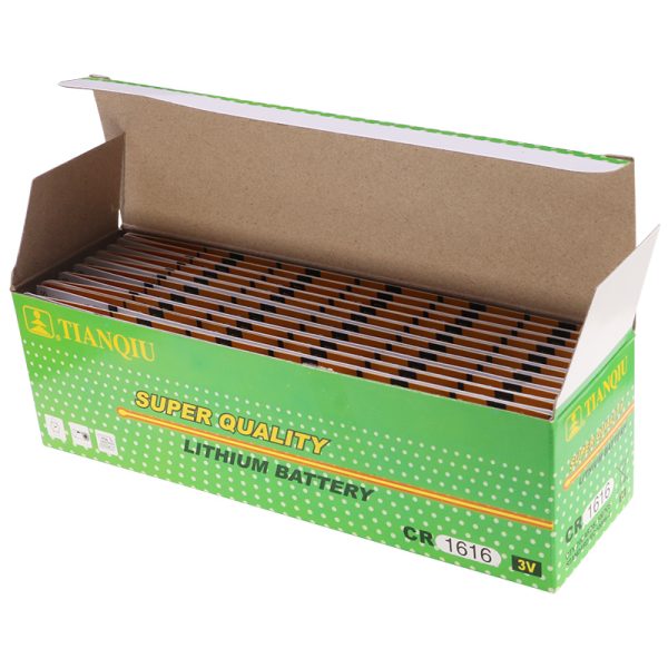 TIANQIU High Capacity CR1616 Lithium Batteries 3 Volt Coin & Button Cell (5-Pack) - Image 3