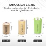 4/5SC 1.2V 1500mAh Sub C Ni-cd Rechargeable Battery 10C Discharge for Power Tools Electric drill - Image 3