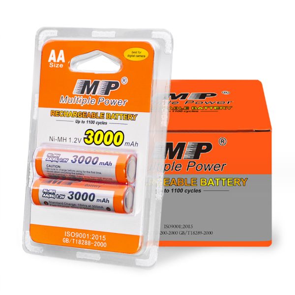 MP®1.2V Ni-MH AA 3000mAh Rechargeable Battery for Solar Lights,Remote Controller, Electric Toys - Image 5