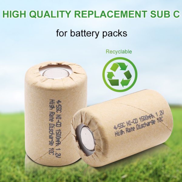 4/5SC 1.2V 1500mAh Sub C Ni-cd Rechargeable Battery 10C Discharge for Power Tools Electric drill - Image 5
