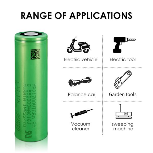 MP®100% Original High Power INR21700 VTC6A 3.7V 4000mAh Li-ion Rechargeable Battery 15C Discharge for Ebike Battery Pack - Image 2