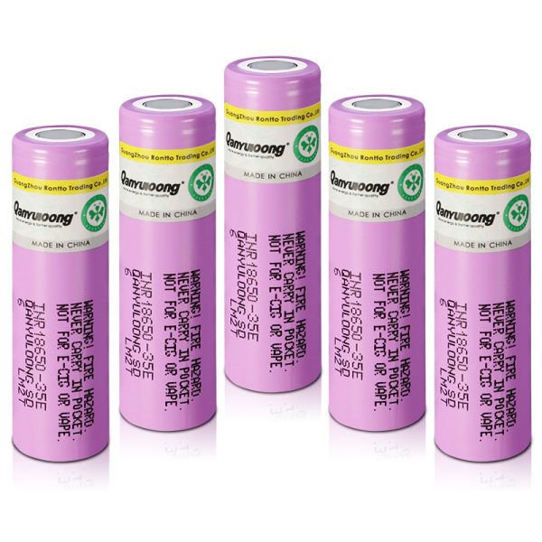 QanYUloong®QanYUloong 100% Original 3.7V INR18650 High-Power Lithium Battery for Electric Tools 35E 3500mAh Flashlight Long-Lasting Use - Image 7