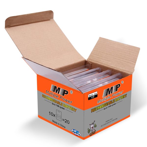 MP®1.2V Ni-MH AA 3000mAh Rechargeable Battery for Solar Lights,Remote Controller, Electric Toys - Image 6