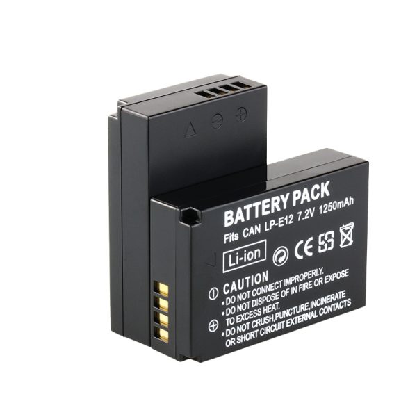 Replacement LP-E12 High Capacity Li-ion Battery for Canon EOS Rebel SL1 EOS-M Mirrorless Digital Camera