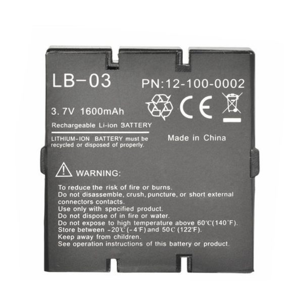 Compatible BIOLIGHT monitoring battery LB-03 M800 12-100-0002 Bio-Medical Battery 3.7V 1600mAh