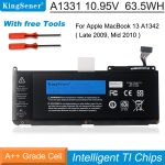 A1331 Laptop Battery For Apple MacBook 13.3"A1342 Unibody MC207LL/A MC516LL/A 020-6809-A 10.95V 63.5WH - Image 2