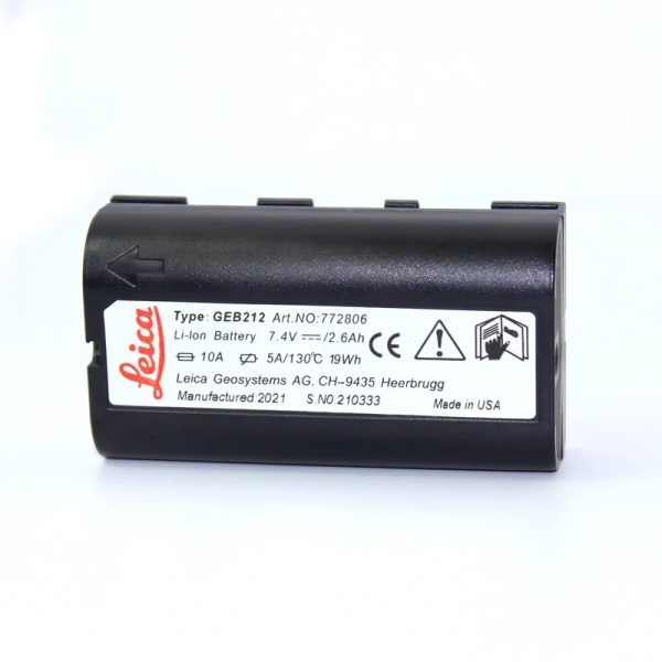 High Quality GEB212 Replacement Battery for Leica ATX1200 ATX1230 GPS1200 GPS900 GRX1200 7.4V 2600mAh - Image 6
