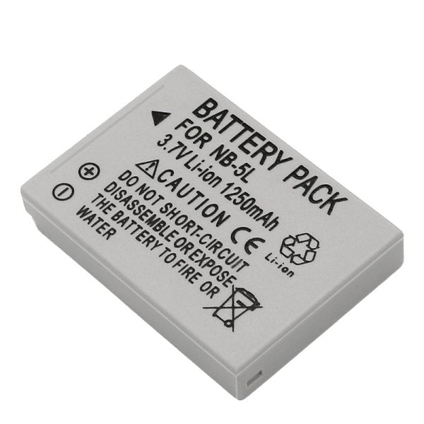 NB-5L NB5L Camera Battery For Canon S110 SX200 SX210 SX220 SX230 IS HS IXUS 850 870 800 860 990 SD 950 970 - Image 2