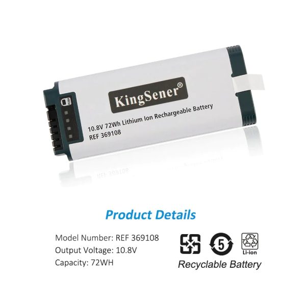 Lithium-Ion Battery For Hamilton C1 Ventilator REF 369108 10.8V 6600mAh 72WH - Image 2