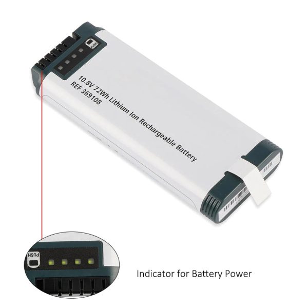 Lithium-Ion Battery For Hamilton C1 Ventilator REF 369108 10.8V 6600mAh 72WH - Image 3