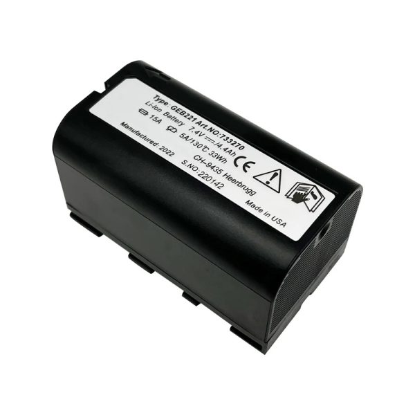 GEB221 Li-ion Battery For Leica TS02 TS06 TS09 TPS1200 ATX1200 Series Surveying Total Station 4400mAh 7.4V ​GPS Battery Black - Image 4