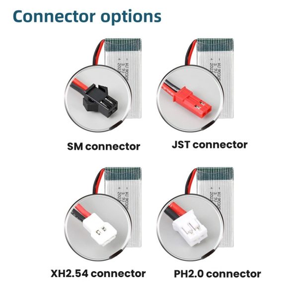 702030 3.7V 300mAh Lithium polymer RC drone battery for U816 U830 - Image 7