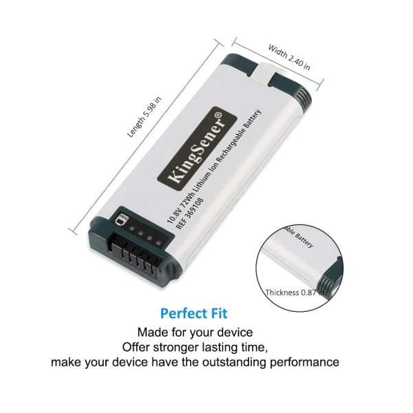 Lithium-Ion Battery For Hamilton C1 Ventilator REF 369108 10.8V 6600mAh 72WH - Image 4