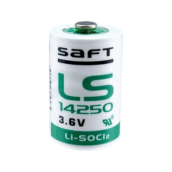 SAFT LS14250 1/2AA 3.6v Battery 1200mAh High Capacity Can Use for Water Meter Electricity Meter Gas