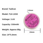 Tadiran TLH-2450 Series 3.6 V 550 mAh Lithium Battery - Image 7