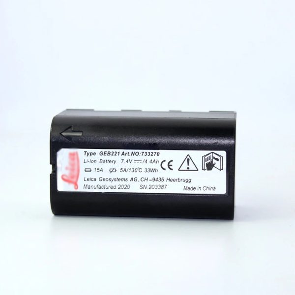 GEB221 Li-ion Battery For Leica TS02 TS06 TS09 TPS1200 ATX1200 Series Surveying Total Station 4400mAh 7.4V ​GPS Battery Black - Image 7