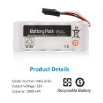 NKB-301V Battery For NIHON KOHDEN TEC-7721 TEC-7621C TEC-7631C TEC-5500 TEC-5521 TEC-5531 ECG-1350P Defibrillator - Image 6