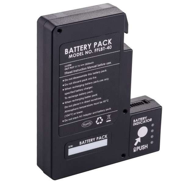 FFLBT-40 battery for INNO IFS-15M/15H IFS-55 View4S V4M V12M fusion splicer Replacement li-ion battery pack 3800mAh