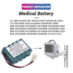 High Quality For Nihon Kohden 10HR-4/3FAUC-NK 10HP-4/3FAUR-NK X062 YS-076P5 608237 BSM-2300 BSM-2300A BSM-2300K Monitor Battery - Image 6