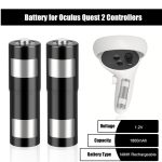 AA1800mAh Controller Rechargeable Battery Compatible for Oculus Quest 2 Controller and Charging Dock - Image 3