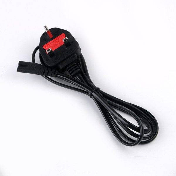 UK AC Power Cable Figure 8 IEC C7 Power Supply Extension Cord For Laptop Battery Charger Portable Radio PSP 3 4 - Image 2