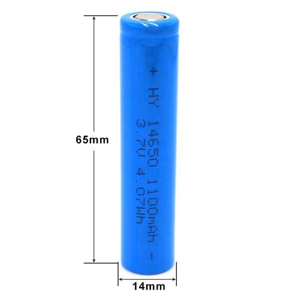3.7V ICR14650 Lithium ion Rechargeable Battery 1100mAh li-ion cell batteries for led flashlight digital device - Image 4
