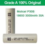 Original Molicel INR18650-P30B Grade A Li-ion Battery 3000mAh 30A for Power Tools Drone E-bike - Image 4