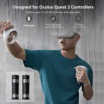 AA1800mAh Controller Rechargeable Battery Compatible for Oculus Quest 2 Controller and Charging Dock - Image 4