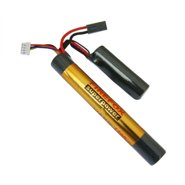 100% Original 3S FireFox 11.1V 1500mAh 15C AKKU Mini Airsoft Gun Battery RC model F3L15C