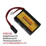100% Original FireFox 11.1V 1300mAh 20C AKKU Mini Airsoft Gun Battery RC model F4R13Q - Image 2